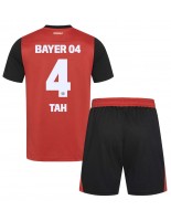 Bayer Leverkusen Jonathan Tah #4 Hjemmedraktsett Barn 2024-25 Korte ermer (+ bukser)